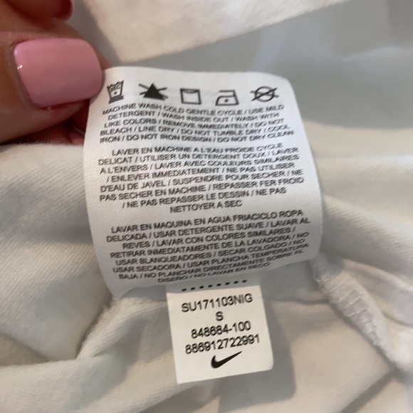 Nike White Silver Logo Tank Top - Picture 9 of 9